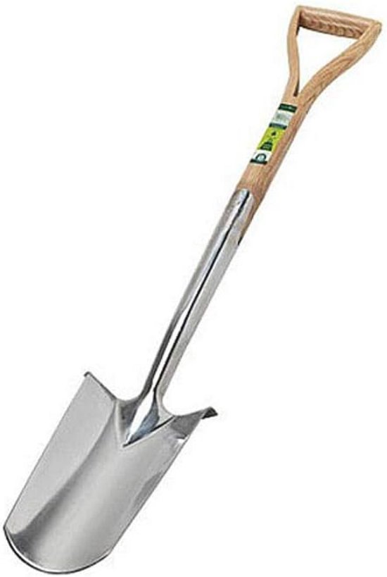 RVS transplantatie spade 104 cm - Hoogwaardig tuingereedschap voor precisiewerk van Merkloos	