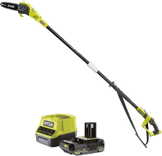 Ryobi - 20cm Telescopische snoeikettingzaag (incl. 1x 2.0Ah accu) van Merkloos	