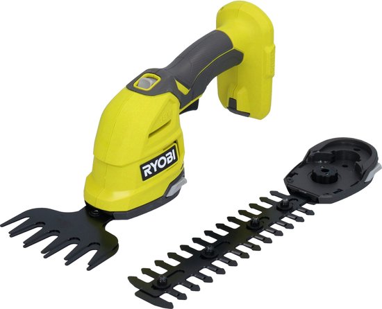 Ryobi RY18GSA-0 18 V ONE+ accu gras- en buxusschaar, snijdikte 8 mm ( 5133005764 ) Solo - zonder accu en lader van Merkloos	