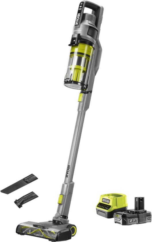Ryobi - Zilver steelstofzuiger (incl. 1x2.0Ah accu) ONE 18V van Merkloos	