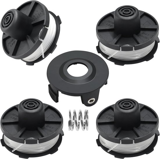 Sander Shop Trimmerdraad, 4 spoelen voor Makita grastrimmer, lengte 8,4 m, diameter 1,6 mm, met deksel en veer