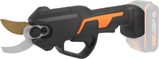SAVI® Elektrische Snoeischaar - Elektrische Heggenschaar - Elektrisch Mes - Oranje/Zwart - 13‎cm x 45cm x 8cm