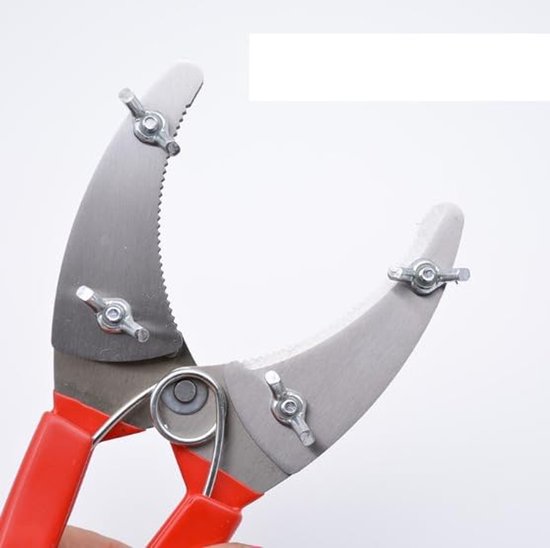 Schaar van roestvrij staal met dubbel blad, tuinschaar, tuingereedschap van Merkloos	