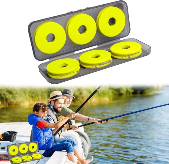 Schaumstoff Schnuraufwickler Vorfächer Angeln Linie Aufbewahrung Box Regal Haken van Merkloos	