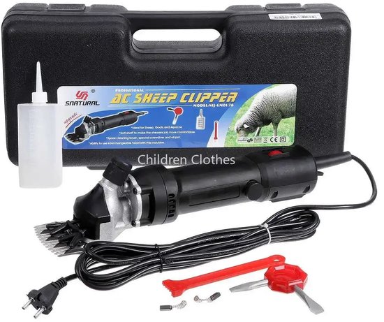 Scheermachine Schapenscheermachine Elektrisch Scheerapparaat Schapenscheermachine Baardscheermachine – 2000W Motor – Roestvrij Stalen Mesjes van Merkloos	