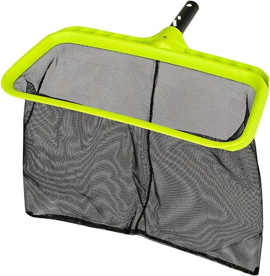 Schepnet Bodemschepnet/Diep Schepnet, Zwembadreinigingsbodemschepnet met versterkt kunststof frame voor zwembad, vijver, spa's, visvijver, waterpark