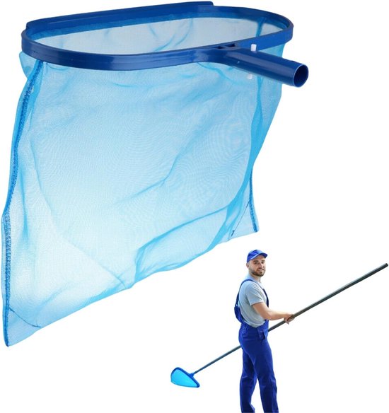 Schepnet voor zwembad, bladschepnet, schoon net voor zwembad, schepnet voor zwembad, schepnet voor het reinigen van het zwembad, zwembadskimmer Rake Net, voor reiniging
