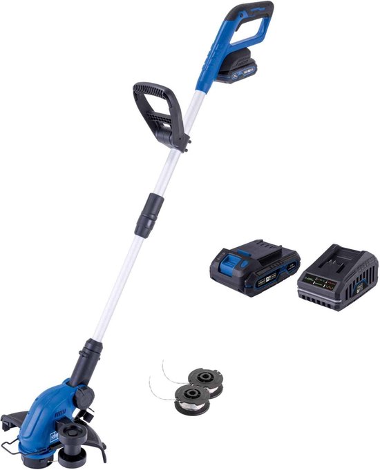 Scheppach 2-in1 Accu Grastrimmer & Kantensnijder C-LT300-X S - kantenmaaier - Inclusief accu en lader van Scheppach