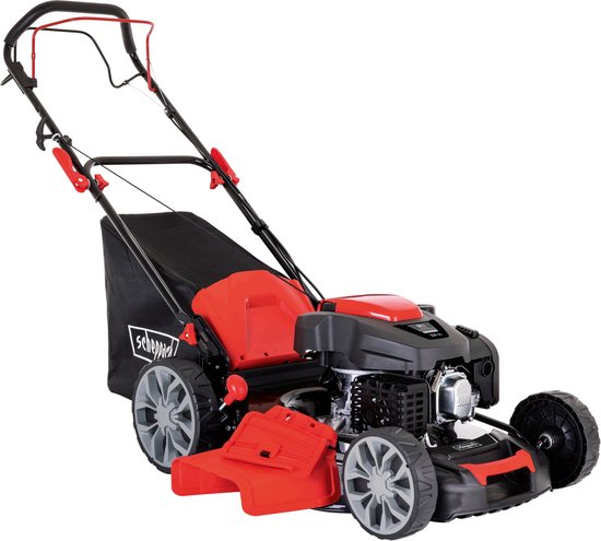 Scheppach Grasmaaier Benzine MS225-56 - Zelfrijdend - Mulchfunctie - 56cm maaibreedte - 4-takt - 224cc - 6pk - Voor tuinen tot 2200m² - met 65L opvangbak