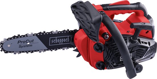 Scheppach Kettingzaag Benzine PCS26 - 25.4cc 2-takt - 25cm zaagblad - 20cm zaagdiameter - Easy Start van Merkloos	