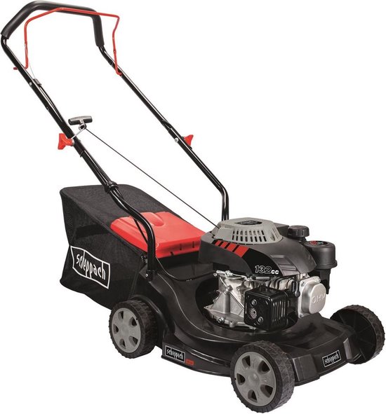 Scheppach MP132-40 Benzine Grasmaaier - 3,4pk / 4-takt motor - Maaibreedte 40cm - Instelbare Maaihoogte - 35L Opvangbak van Scheppach