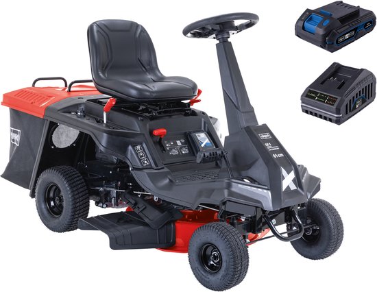 Scheppach MR230-61 Hybride benzine zitmaaier 224cc 4.4kW (met accu) van Scheppach