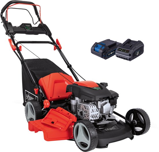 Scheppach MS150-46E Benzine grasmaaier - 150cc - 9PK - (met accu) van Merkloos	