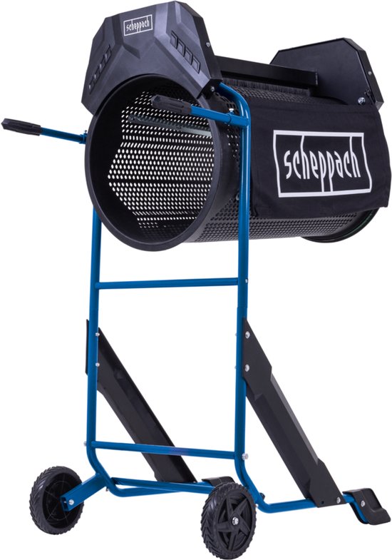 Scheppach Rolzeef RS500 - 350W - Trommeldiameter: 400 mm - Trommellengte: 775 mm - Snelheid: 42 tpm
