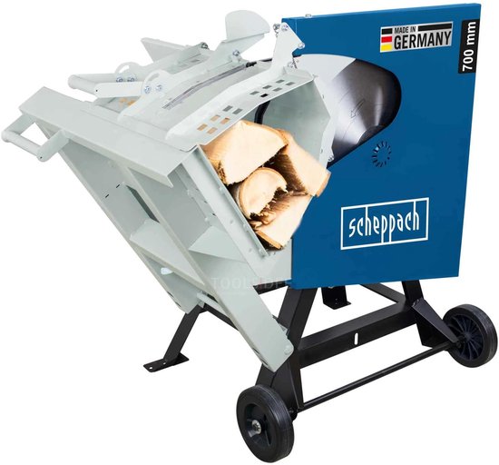 Scheppach Wipzaag HS720 - 4500W / 400V - Brandhoutzaag voor max. Ø24 cm hout & tot 150cm lengte hout - Geschikt voor hardhout & zachthout van Scheppach