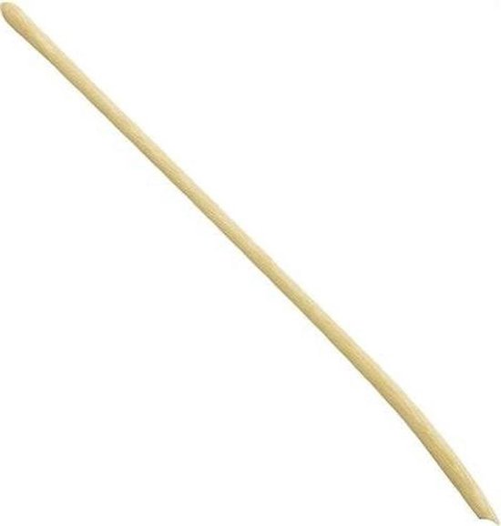 Schepsteel - Houten steel - Tuinonderhoud - Gebogen vorm - 130 cm - Beige