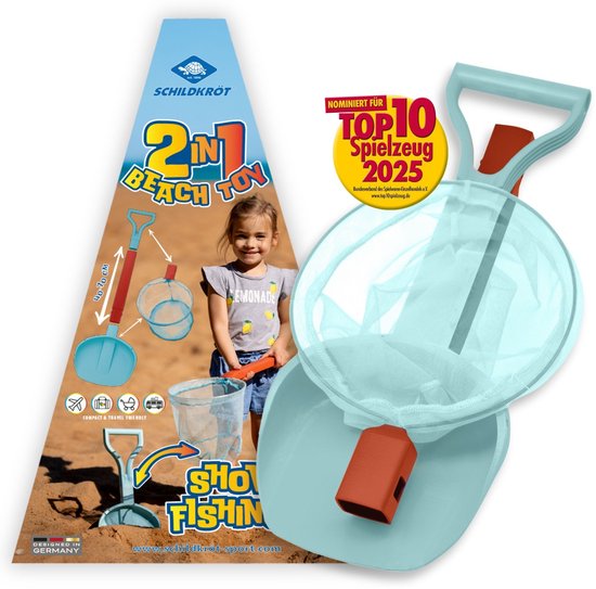 Schildkröt strand speelgoed 2in1 set voor kinderen en zand. van Merkloos	