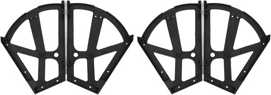 Schoenen Kast Draaischarnier - 4 Set Huismeubilair - Kunststof Ladekast Scharnier Flip Plate Frame Draairek Accessoire voor Thuis en Kast Kamer van Merkloos	