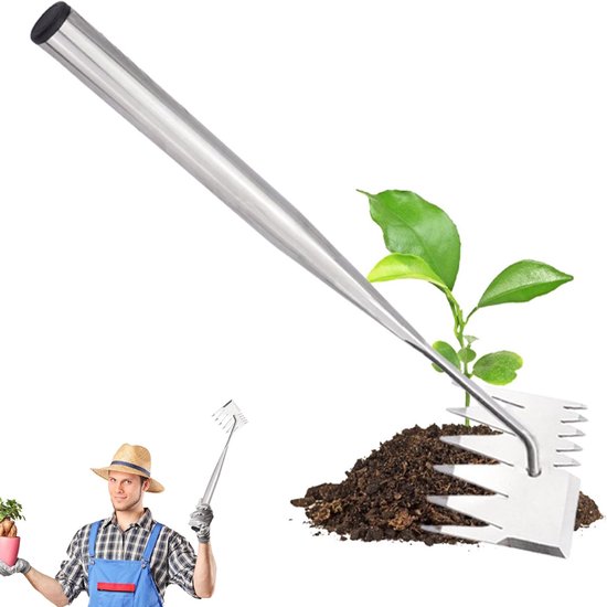 Schoffel - Schoffels - Tuinhark - Hark - Onkruidverwijderaar - Tuinartikelen - Tuingereedschap - Onkruidborstel - Onkruidsteker - Onkruidverdelger - Onkruidbestrijding - Onkruidverwijderaar - Schoffel Met Steel - Steel Met Hilt - Onkruidbestrijding van Merkloos	