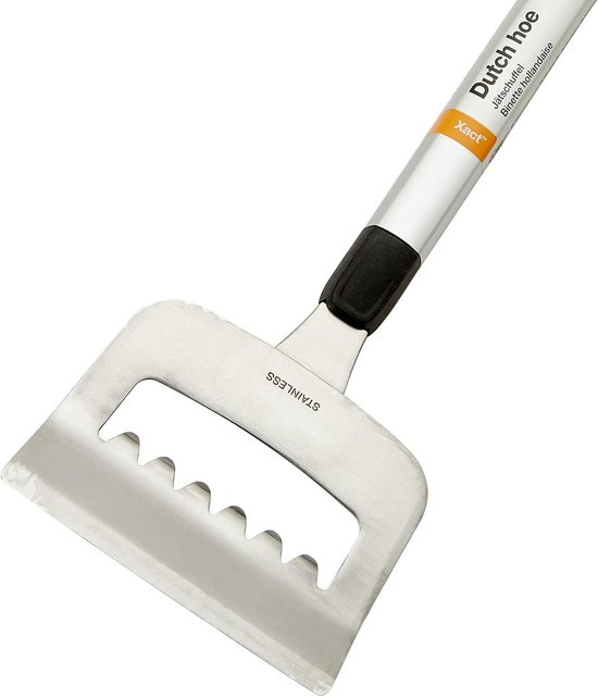 Schoffel tuingereedschap - onkruid verwijderen - Fiskars - 1702 cm - 124 cm - roestvrij staal - zwart/oranje - Xact 1027041 van Fiskars