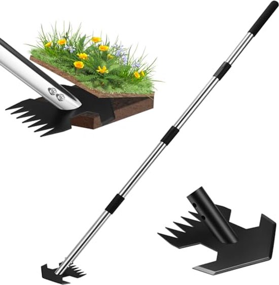 Schoffel Tuingereedschap - Verstelbare Hoelahoe met Lange Steel voor Efficiënt Wieden van Schöffel.