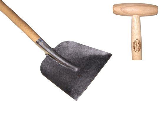 Schop/bats recht beton deWit met steel 110cm van DeWit