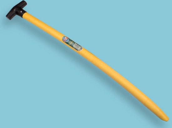 Schopsteel ATLAS 95 cm gebogen glasfiber van Atlas