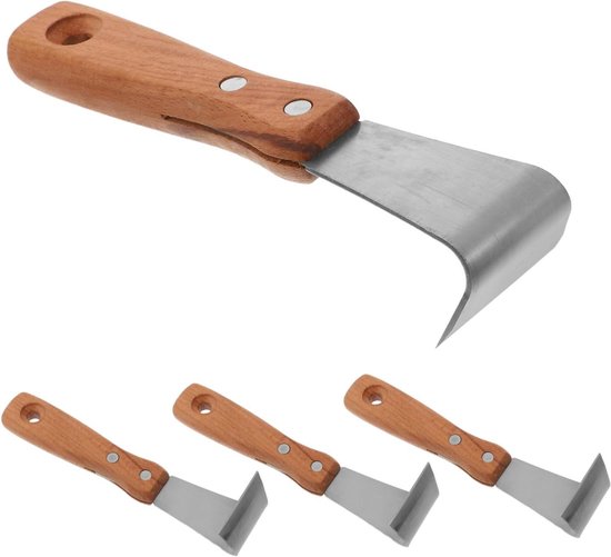 Schorskrabbers Set - Schorsverwijderaars Tuin - Boomverzorging Houtbewerking - Gesmede Duurzame Kwaliteit - 4 Stuks - Niet gespecificeerd