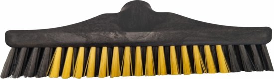 Schrobber 300 x 47 mm 77% gerecycled geel zwart van Vikan