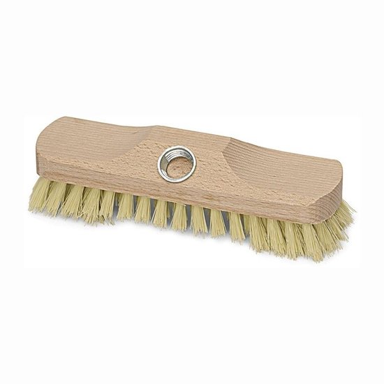 Schrobborstel kunststof vezel lengte 220 mm - 322102 van Merkloos	