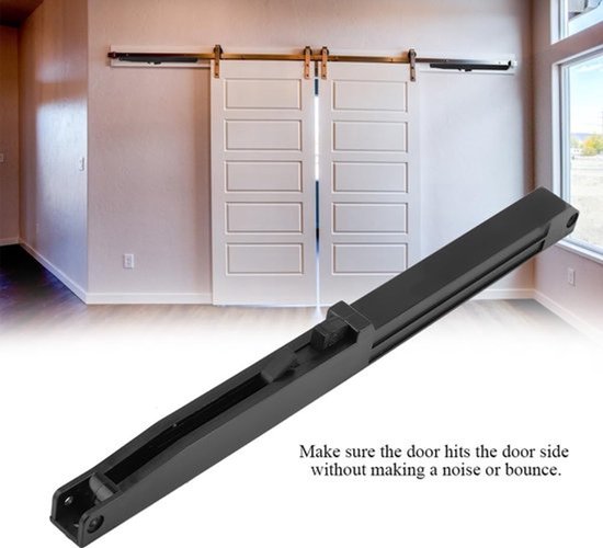Schuifdemper - Soft Close Slides Mechanisme - Meubilair Accessoire Voor Schuifrail Schuur Houten Deur van Merkloos	