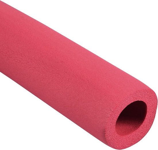 Schuimslangen - rubber - isolatie buisafdekking - handgreep bescherming - goed voor fitnessstudio - uitrusting - koperen buizen (rood - 25 mm - ID 43 mm - AD 1,8 m) van Merkloos	
