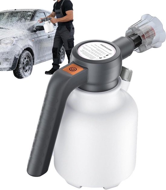 Schuimsproeier - Elektrische Vernevelaar - Terras Reinigen - Automatische Druk - 2 Liter Capaciteit - Wit