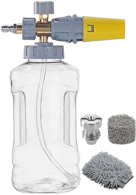 Schuimsproeier geschikt voor autowasstraten, grote sproeikop, op maat gemaakte hogedruk autowasmachine, schuimsproeier met snelkoppeling van Merkloos	