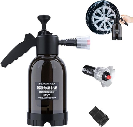Schuimsproeier - Schuimpomp Reinigingssproeier - Huishoudelijke Reiniging - Handmatige Drukfles - 2 liter - Gieter Standard Edition