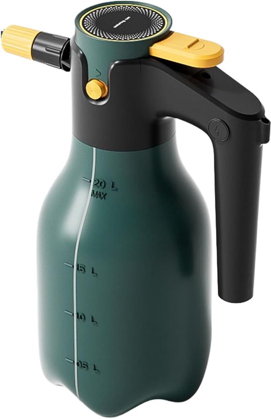 Schuimspuit - Sproeiemer Waterkan - Auto Wassen - Oplaadbaar Draadloos - 2L - Wit