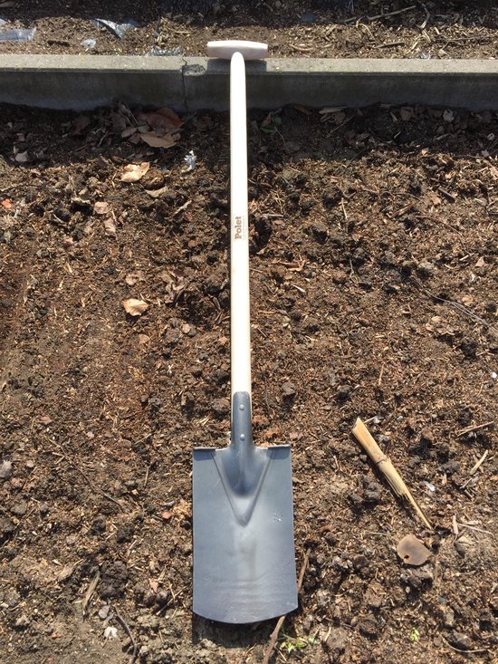 Schup Schep Schop - Groentenspade handgesmeed 31 hoog/17breed essen T-steel 95cm Polet Traditional van Polet.