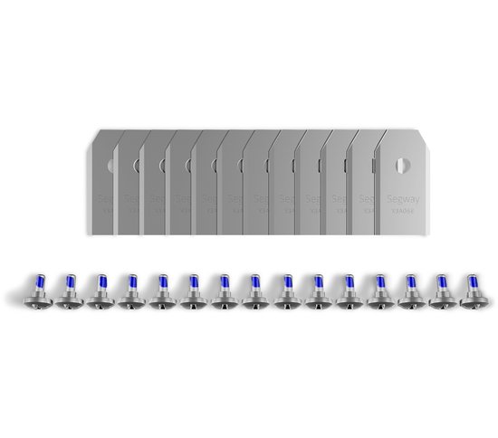 Segway Navimow reserve messen - Robot grasmaaier messenset - Nieuwe messenset - 12 stuks - robotmaaier messenset - Navimow robot grasmaaiers i105, i108, i110, H500, H800, H1500, H3000, X315, X330, X350, X390 van Merkloos	