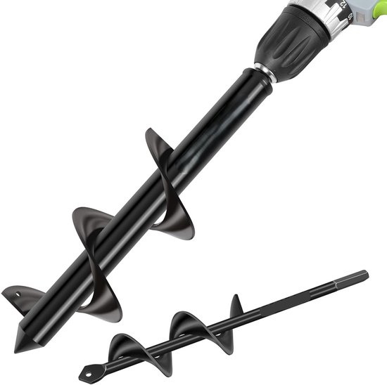 Selbro® Grondboorset 2-delig voor tuinwerkzaamheden - 4x22cm en 8x30cm tuinboren voor planten, bollen en paalgaten - Geschikt voor boormachines vanaf 3/8 inch van Selbro