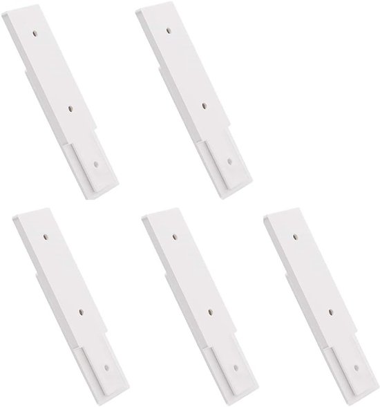 Self Adhesive Power Strip Holder Wall Mounted Punch Free Fix Holder Surge Protector Fixator Wire Management Organizer for Kitchen Home and Office (Pack of 5) van Merkloos	