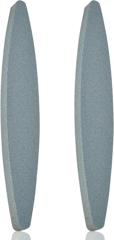 Sensenwetsteen 225x35x13 mm - ovale slijpsteen - grasmaaiers - bijl - sikkel