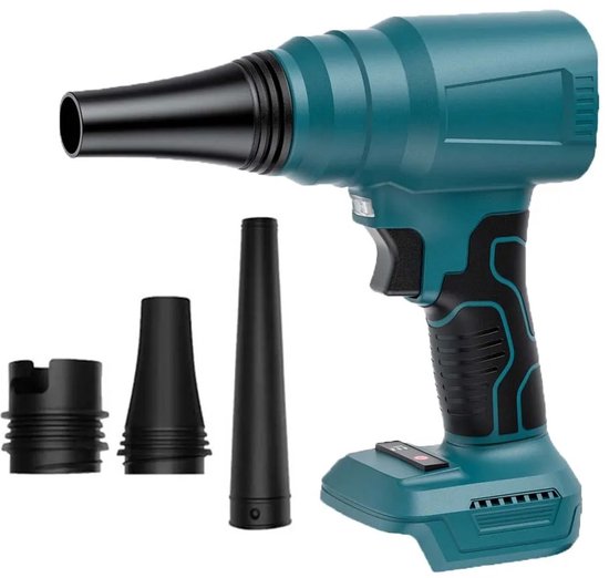 Sensova Bladblazer – Draadloze Bladblazer met Accu Aandrijving – Compatibel met Makita 18V Accu – Krachtige Draadloze Stof- en Bladblazer – Compact Ontwerp met Heldere LED-Light van Merkloos	