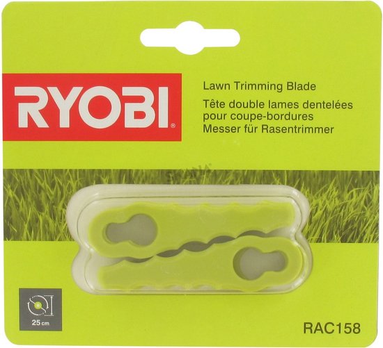 Set van 10 vervangmesjes voor maaikop RAC155 van RYOBI