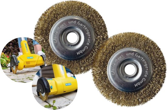 Set van 2 Draadvoegenborstels voor MultiBrush en WeedBrush - Ideaal voor Onkruid- en Vuilverwijdering van Gloria
