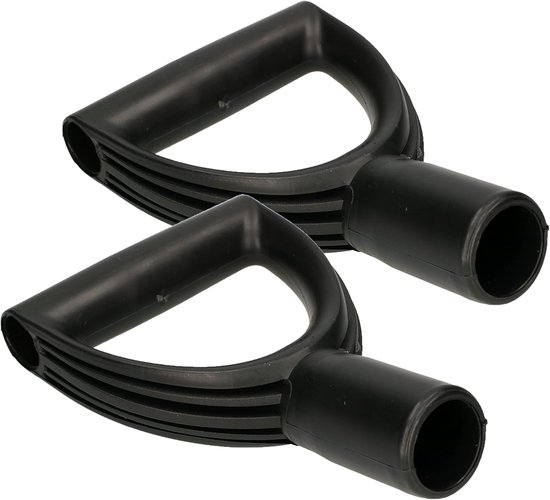 Set van 2 kunststof scheppen met D-greep voor 33 mm steel