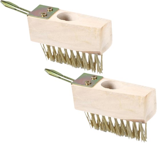 Set van 2 - Onkruidverwijderaar voor voegen - Mosverwijderaar - Onkruidtrekker - Tegelvoegreiniger - Geschikt voor opritten, tuinen, bestrating en trottoirs - Met puntige steel van Merkloos	