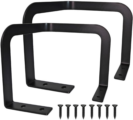 Set van 2 stuks, inclusief een matrassteunstang voor de hoek van het bed, antislipmatten voor het matras en een metalen matrasstabilisator. van Merkloos	