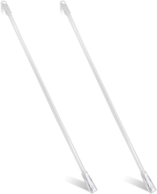 Set van 2 Universele Kantelstokken voor Jaloezieën met Haak en Handgreep, 35 cm van Merkloos	