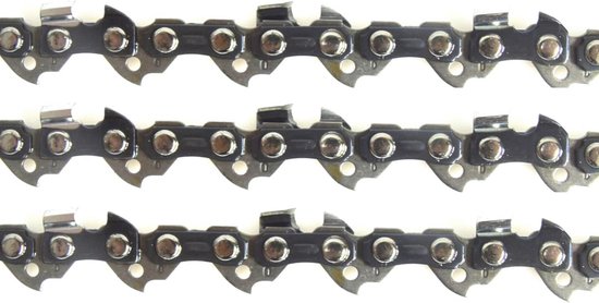 Set van 3 Kettingzaagkettingen 3/8 LP 50 Schakels & 35 cm Zaagblad Geschikt voor Tuinonderhoud van Merkloos	