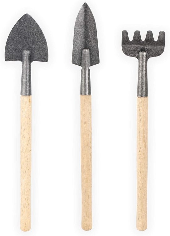 Set van 3 Mini Tuin Gereedschap voor Binnenplanten en Potten